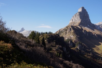 (115) mountain near Ortstock, Switzerland