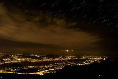 (102) Nightsky over lake Zürich