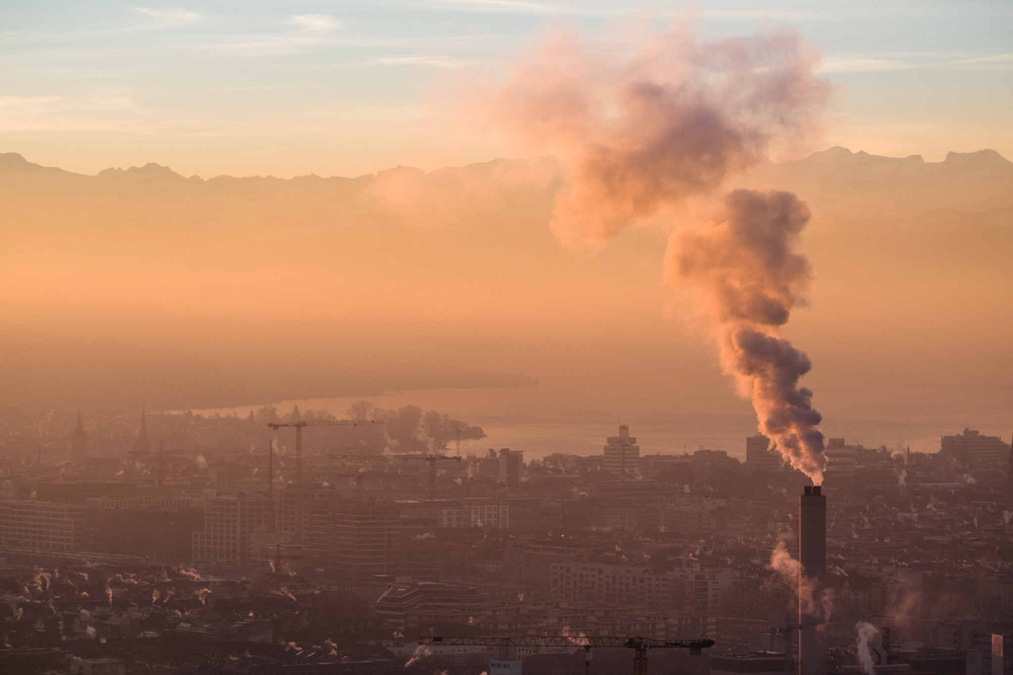 (296) sunrise over Zürich