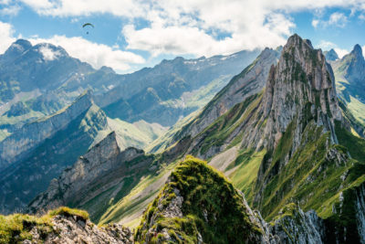 (360) Alpstein with paraglider